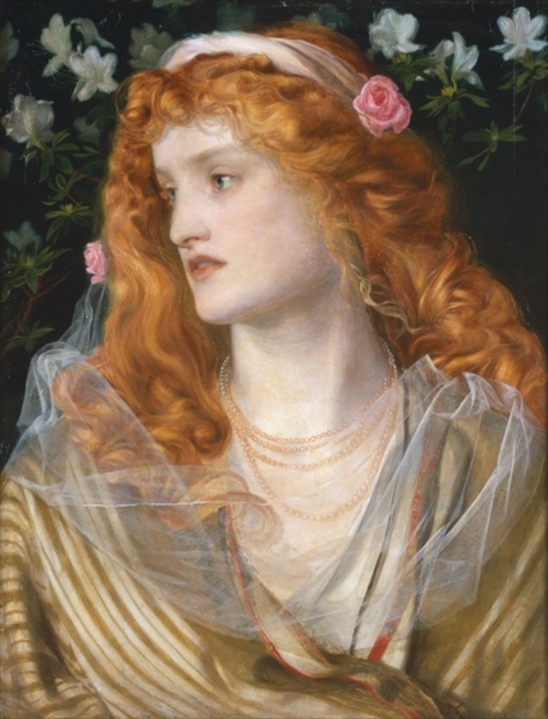 Detail of Miranda, 1868 by Anthony Frederick Augustus Sandys