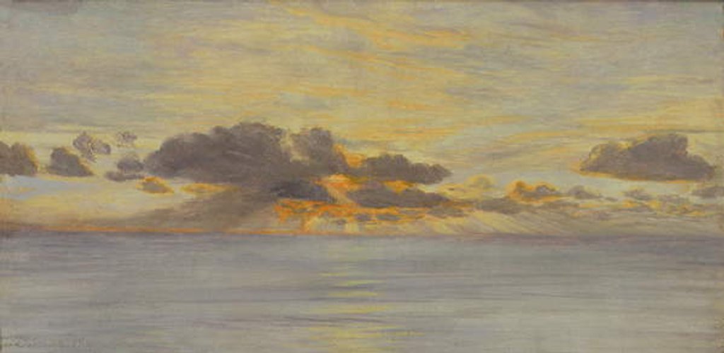 Detail of Sunset by John Brett
