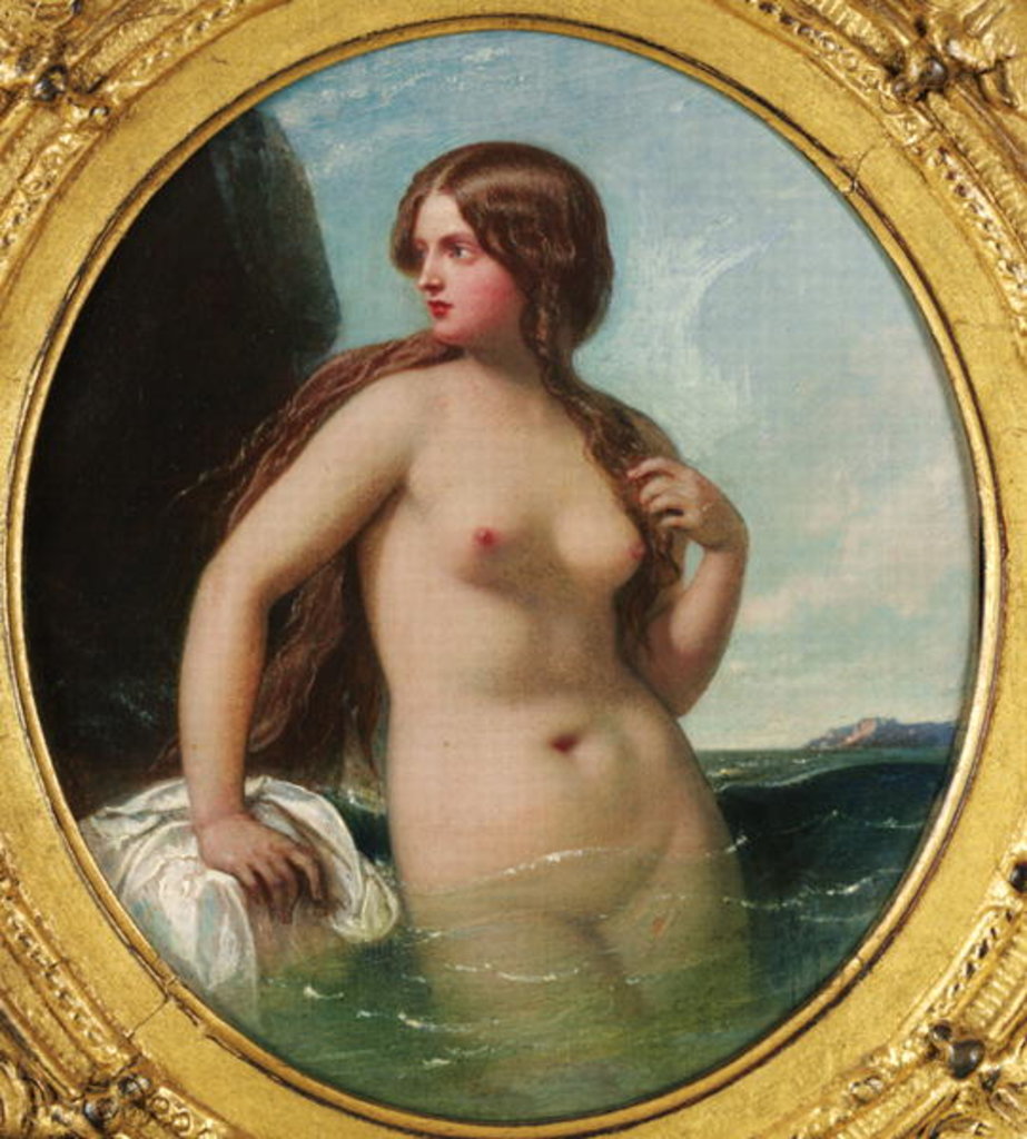 Detail of A Nereid, 1856 by William Edward Frost