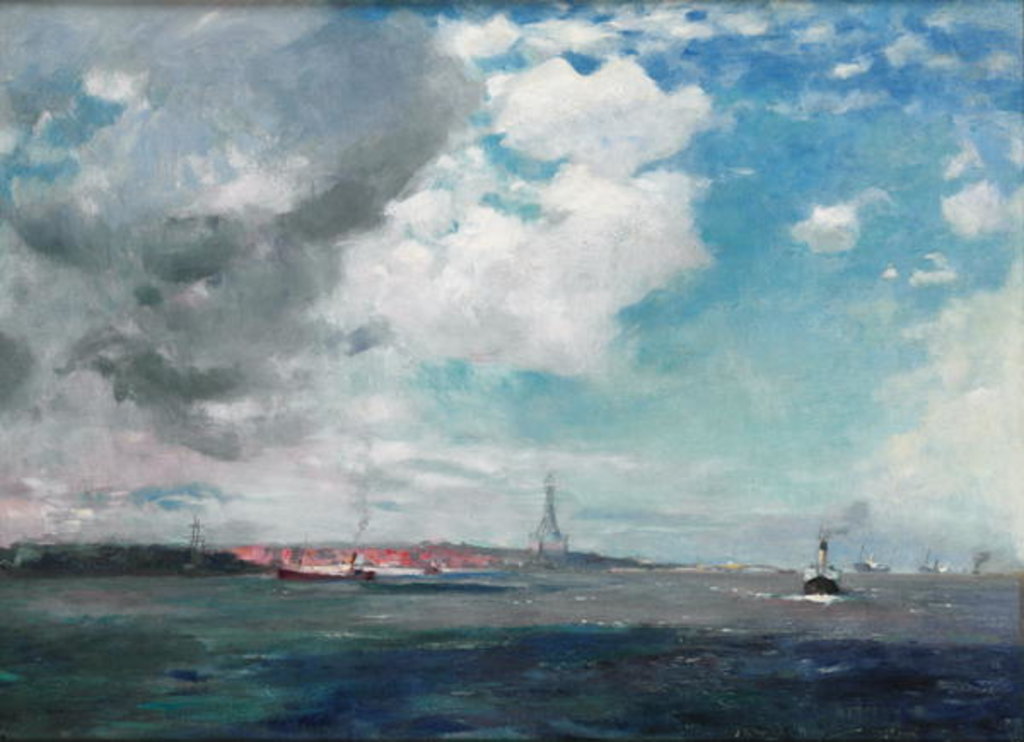 Detail of New Brighton from the Mersey, 1907 by James Hamilton Hay