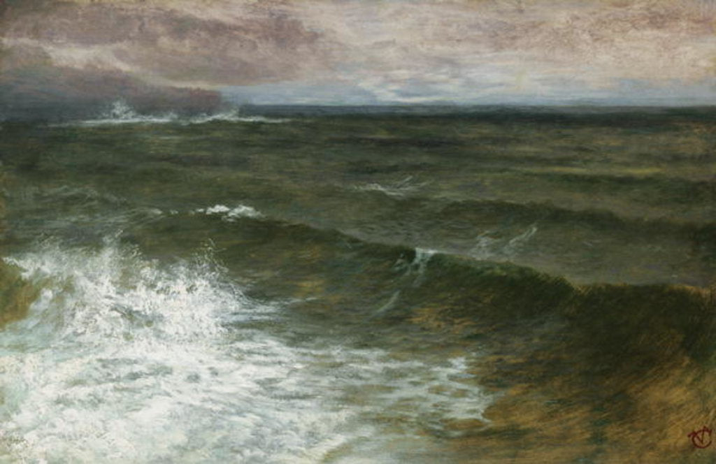 Detail of Lannacombe Bay, Start Point in the Distance by George Vicat Cole