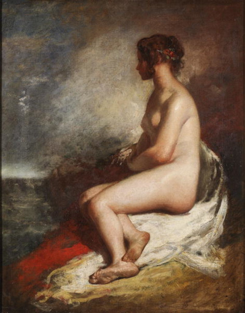 Detail of Study of a Seated Nude by William Etty