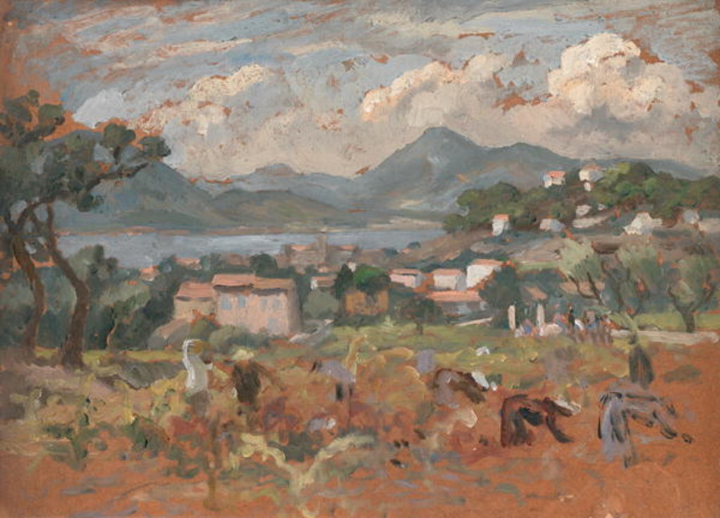 Detail of Beyond Avignon by Roger Eliot Fry