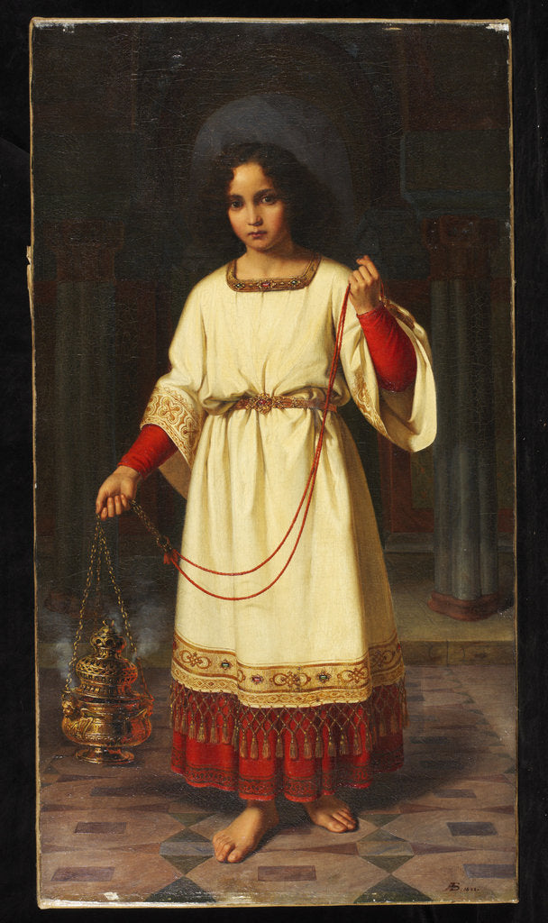 Detail of An Altar Boy, 1842 by Abraham Solomon