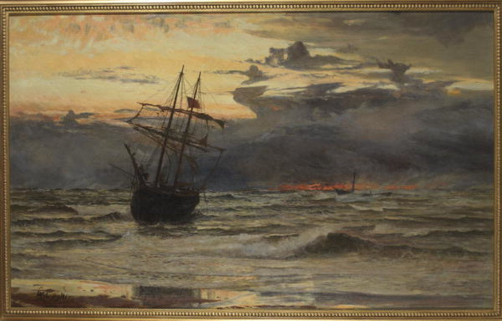 Detail of Dawn After the Storm by William Lionel Wyllie