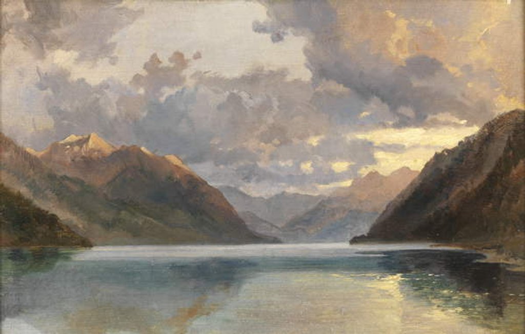 Detail of Lake Lucerne by James Duffield Harding