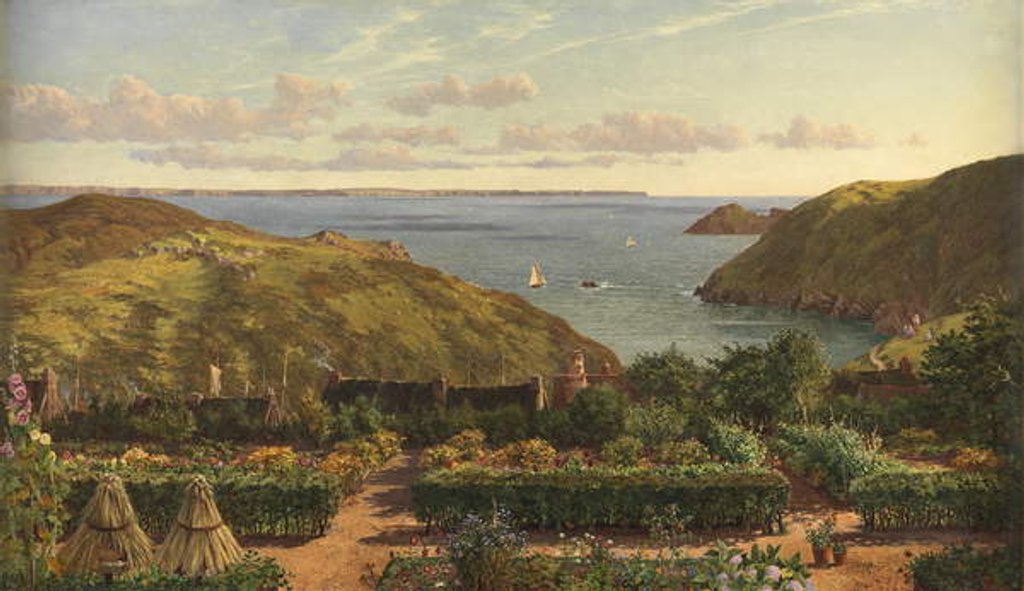 Detail of From my Window at Solva, 1862 by Charles Parsons Knight