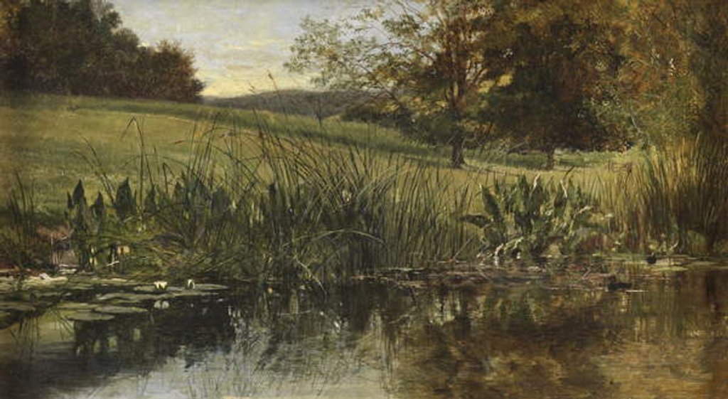 Detail of By the Riverbank, 1869 by Heywood Hardy