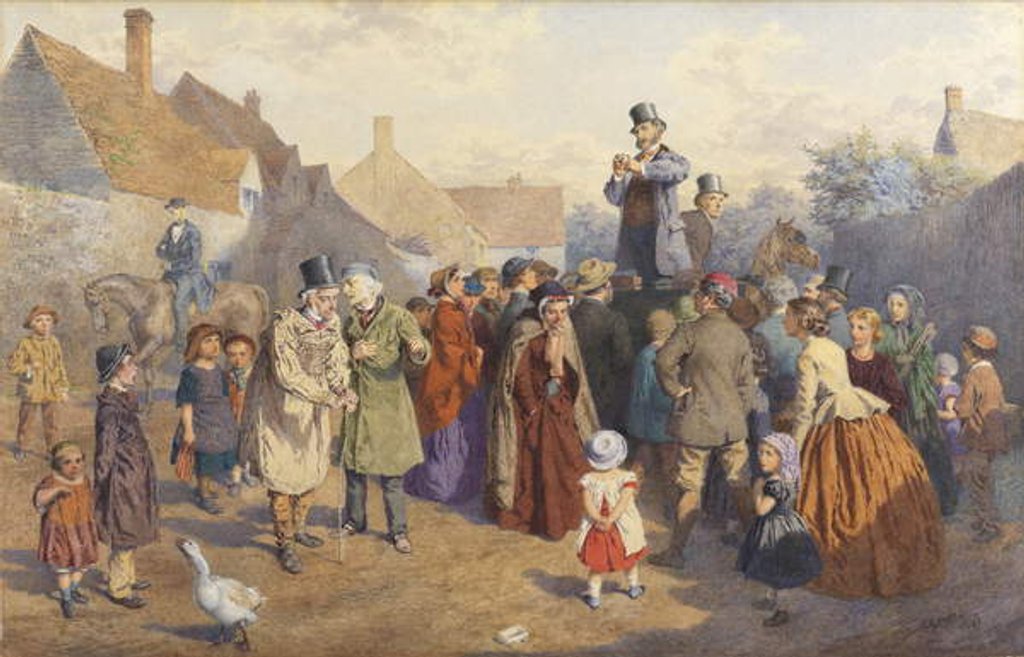 Detail of The Quack Doctor, 1866 by Charles Green