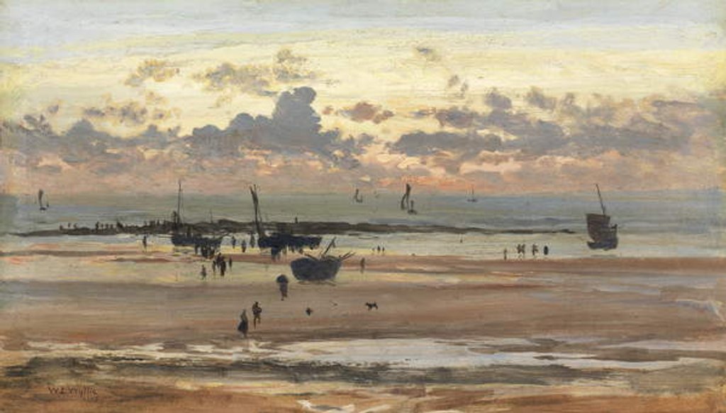 Detail of Portel Fisher Folk, 1875 by William Lionel Wyllie