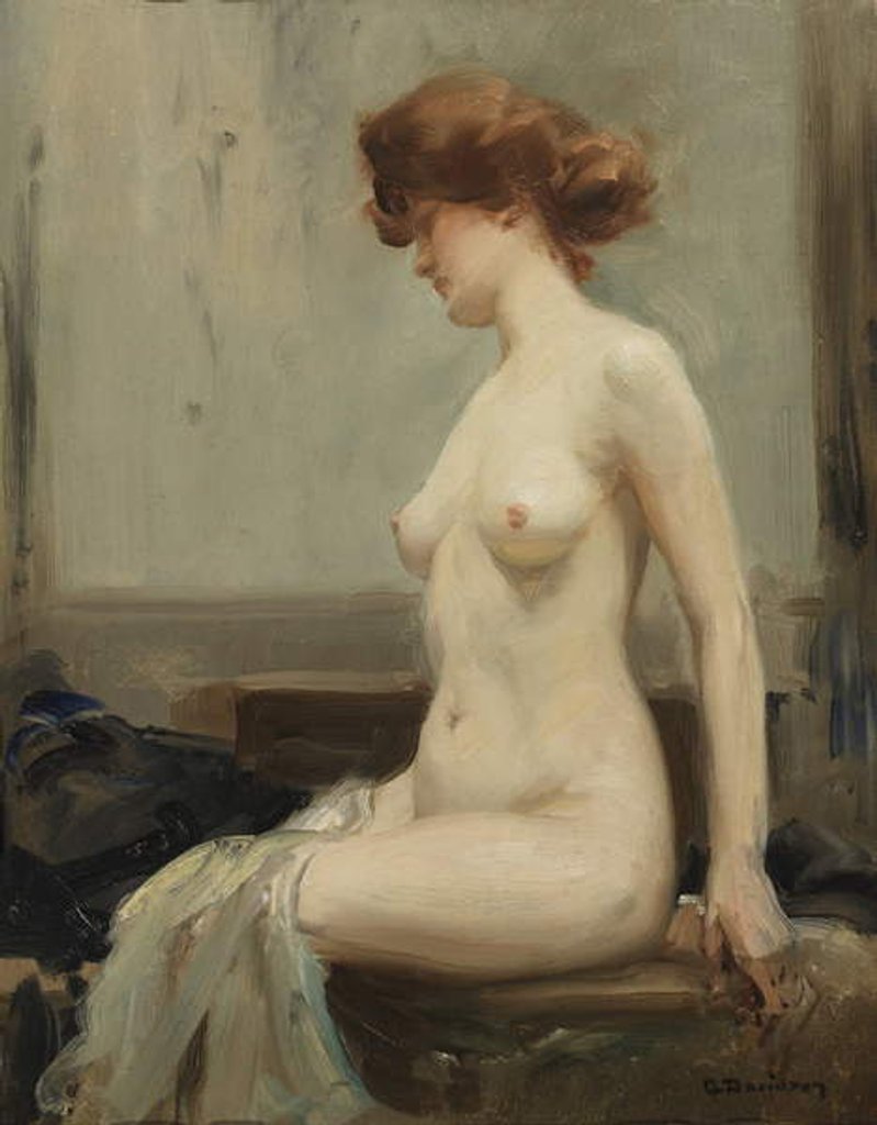 Detail of The Model by Allan Douglas Davidson