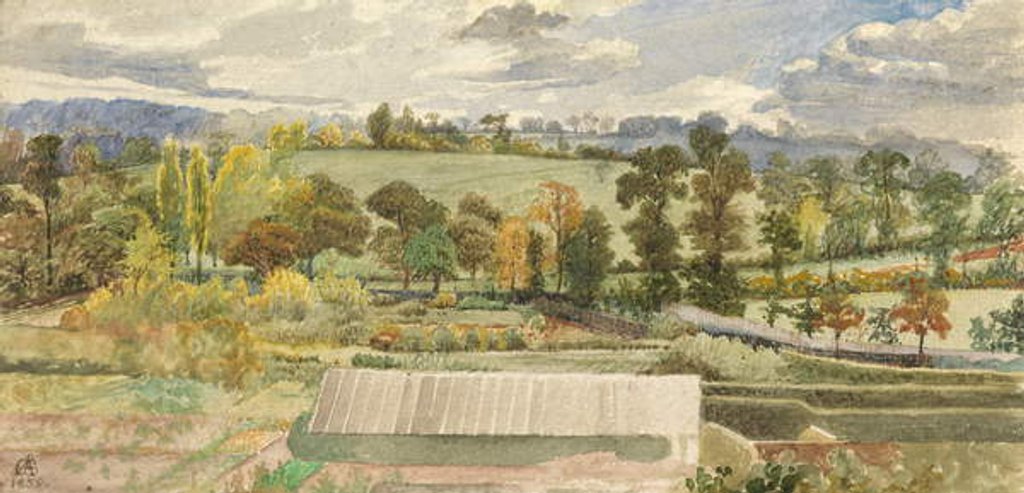 Detail of Kilburn Looking Towards Hampstead, 1858 by George Adolphus Storey
