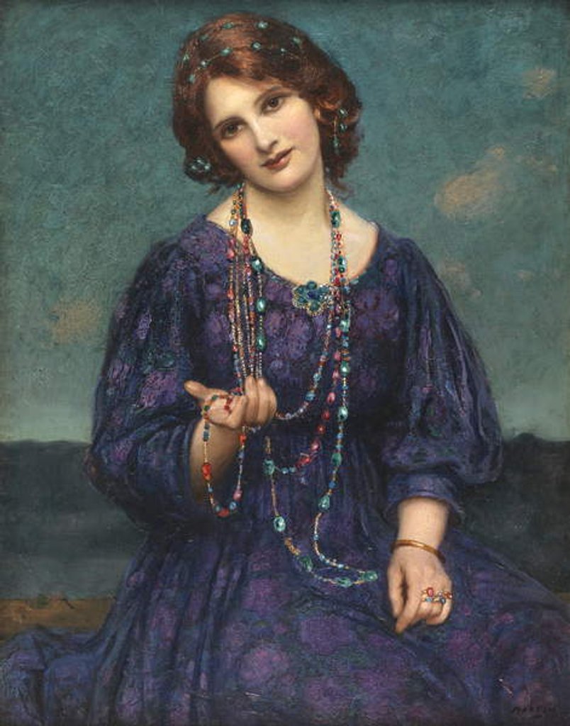 Detail of A Viennese Memory by Thomas Edwin Mostyn