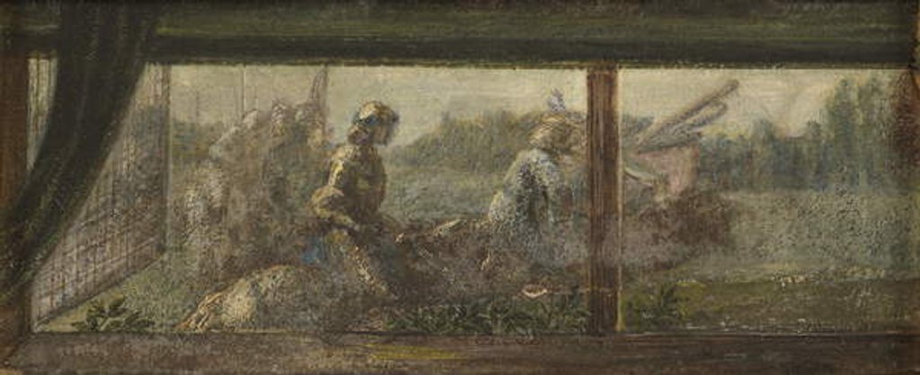 Detail of Once my Fell Foe by Edward Coley Burne-Jones