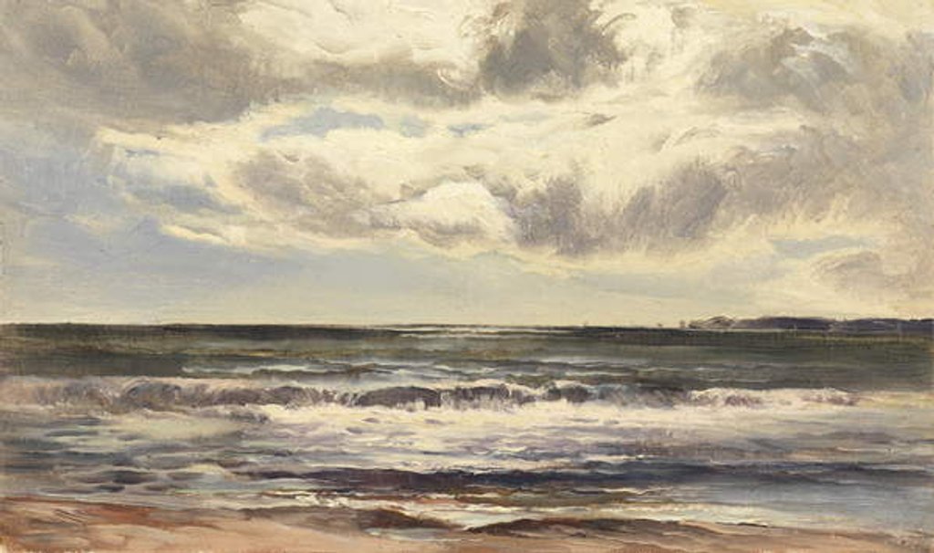 Detail of Grange-over-Sands, 1874 by Sidney Richard Percy