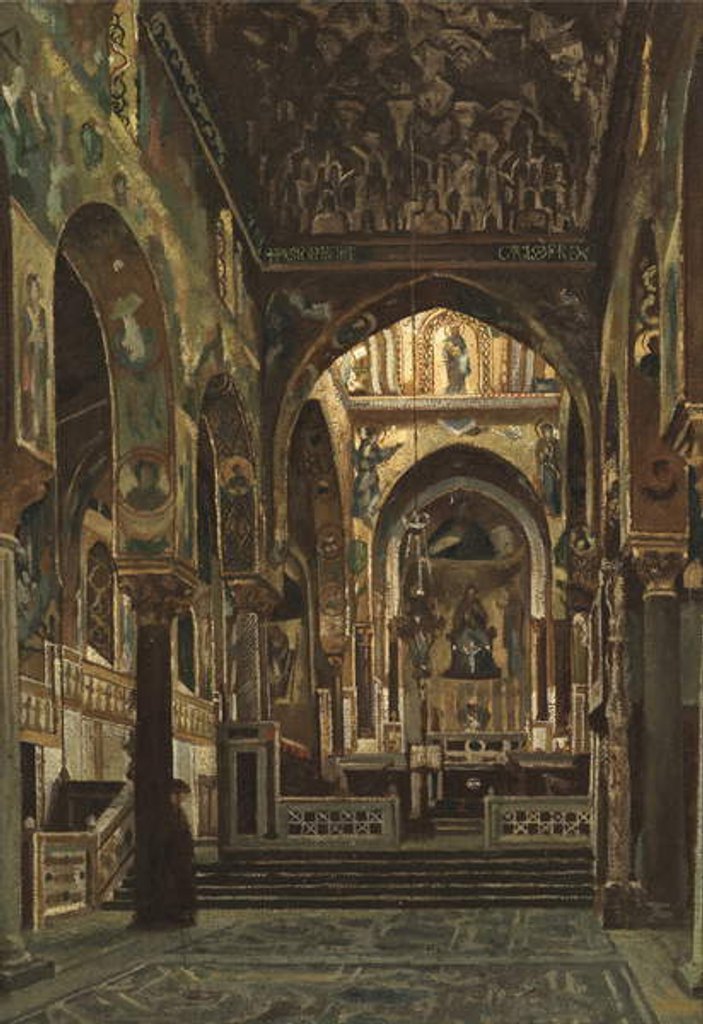 Detail of Cappella Palatina, Palermo by Frederic Leighton