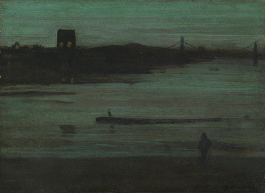 Detail of Nocturne by Walter Greaves