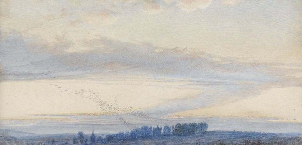 Detail of Penkill Castle, Dusk, 1863 by William Bell Scott