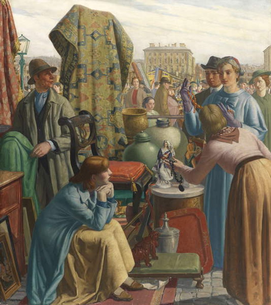 Detail of The Caledonian Market by Harry Morley