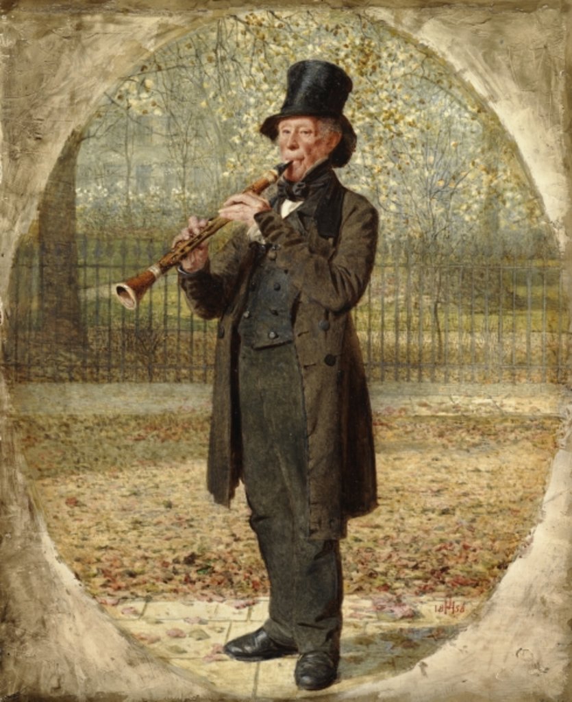 Detail of The Wandering Minstrel, 1858 by James Hayllar