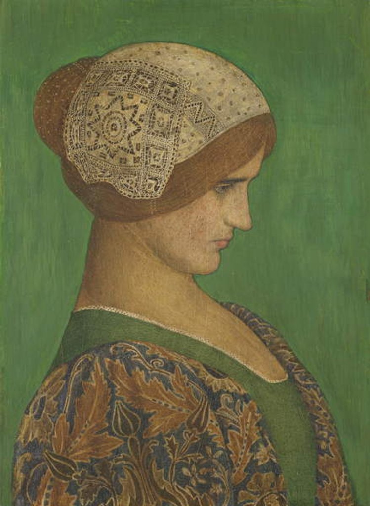 Detail of Georgie, 1898 by Arthur Joseph Gaskin
