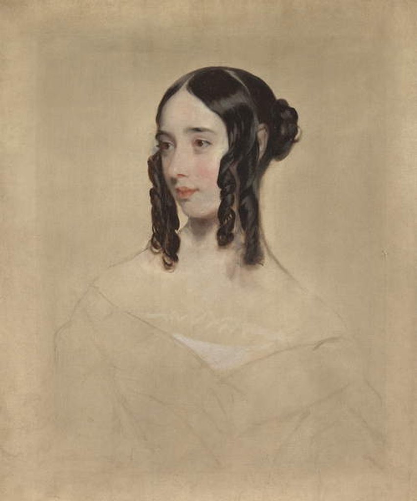 Detail of Study of a Young Woman, 1847 by Henry Room
