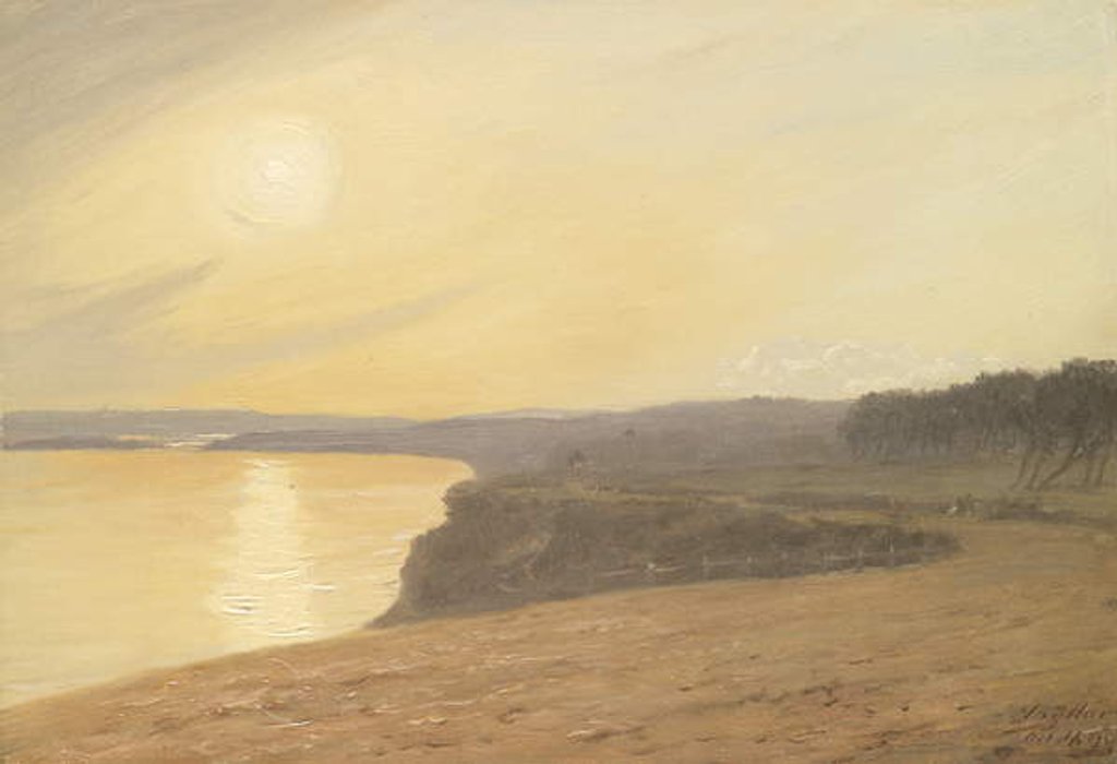 Detail of Sunset, near Bournemouth, 1899 by James Hayllar
