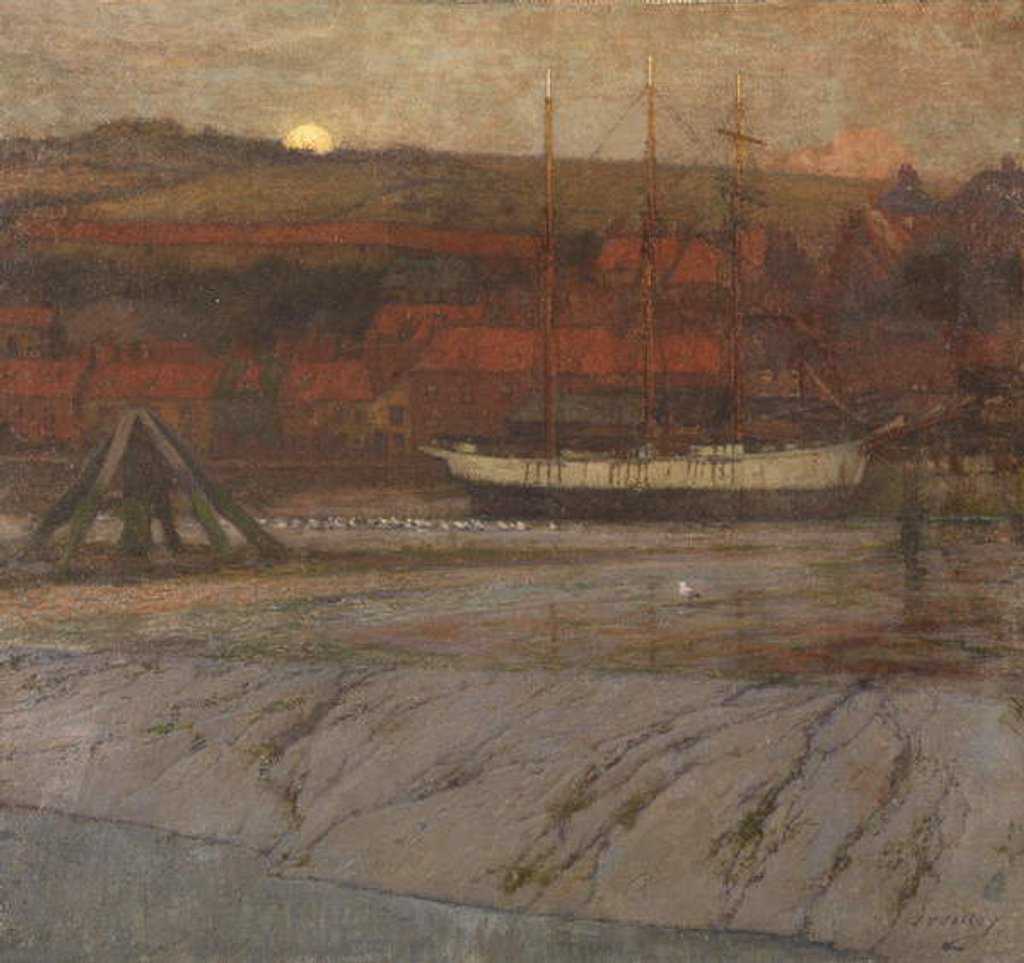 Detail of Low Tide on the Esk, near Whitby by James Valentine Jelley