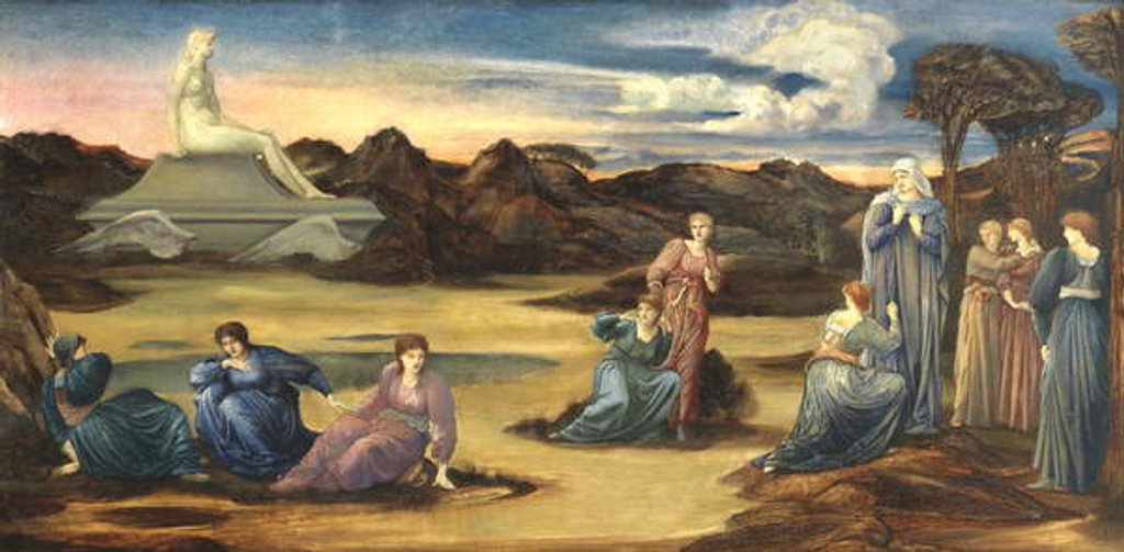 Detail of The Passing of Venus, c.1875 by Edward Coley Burne-Jones