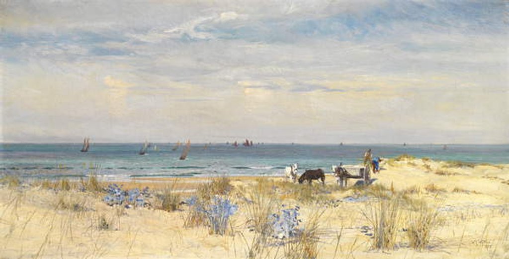 Detail of Harvesting the Land and the Sea, 1873 by William Lionel Wyllie