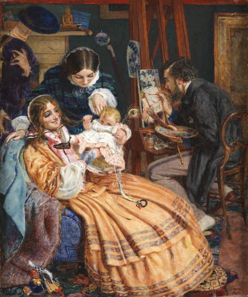 Detail of The Family Idol by Thomas Morten