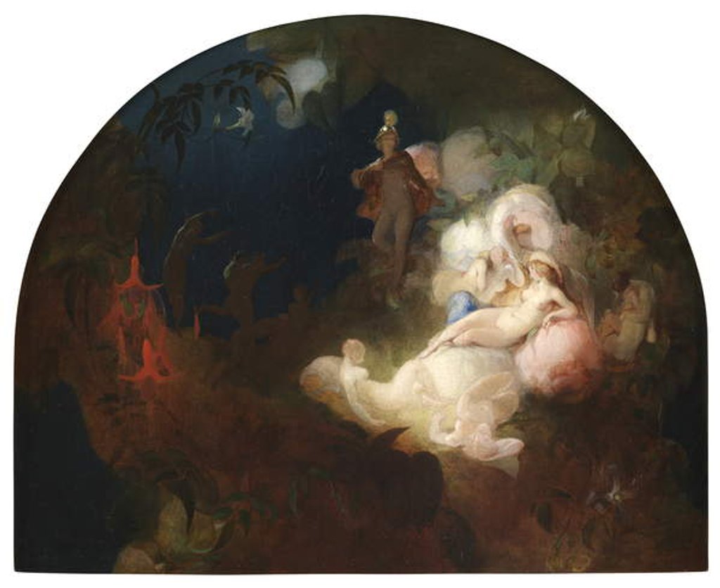 Detail of Titania's Bower by Robert Huskisson