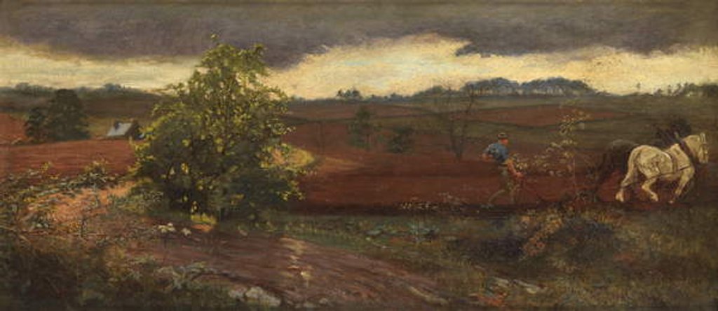 Detail of The Plough, 1870-72 by George Heming Mason