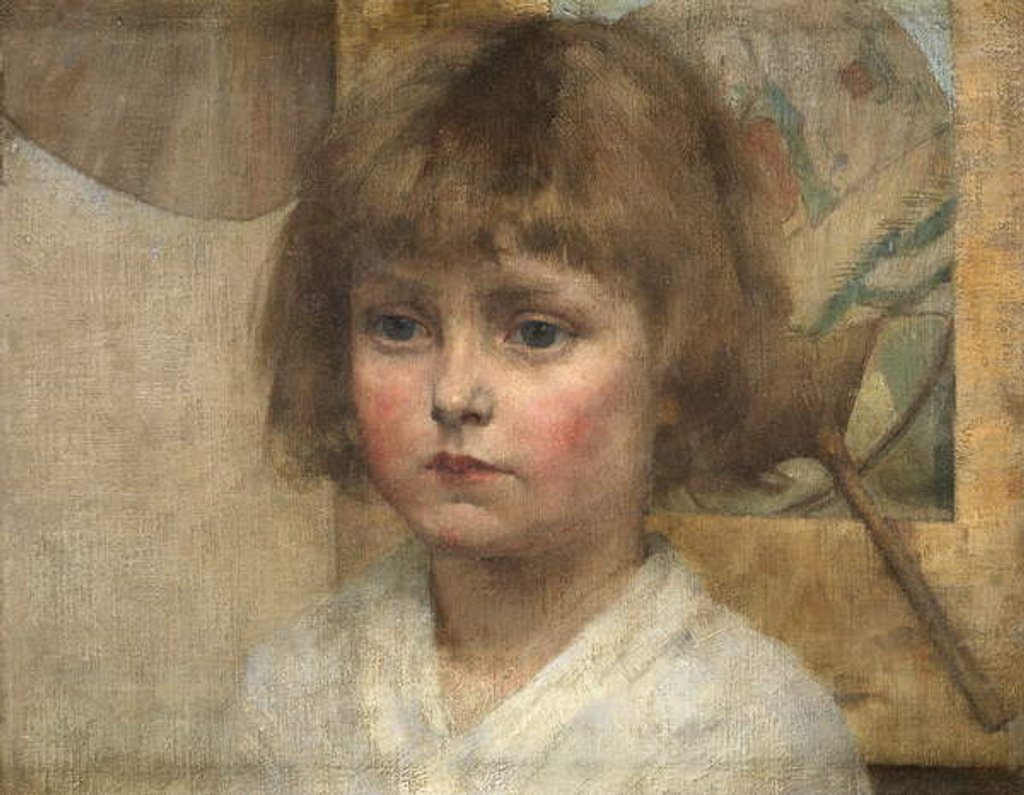 Detail of A Study by Maurice Greiffenhagen