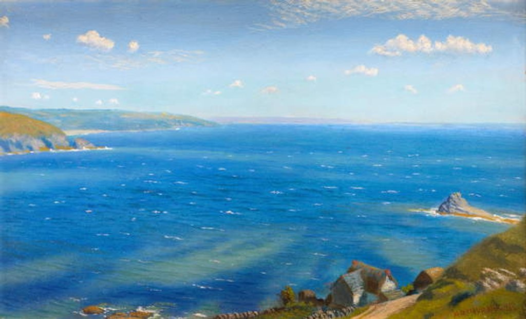 Detail of Study for Hannafore, West Looe by Arthur Hughes