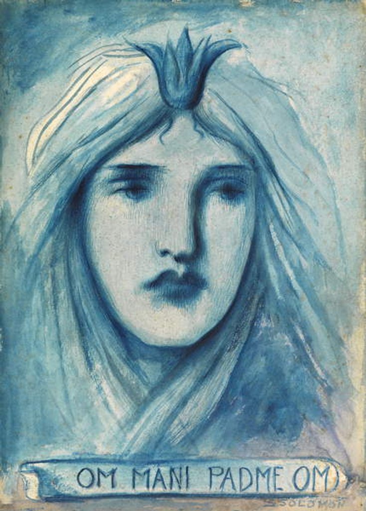 Detail of Om Mani Padma Om by Simeon Solomon