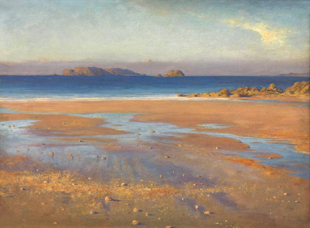 Detail of On the Brittany Coast by Frank Dicksee