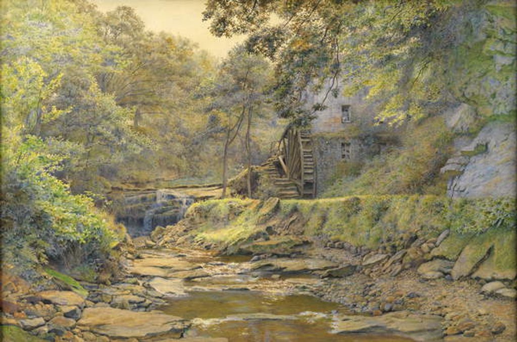 Detail of A Yorkshire Mill, 1886 by Wilmot R.W.S. Pilsbury