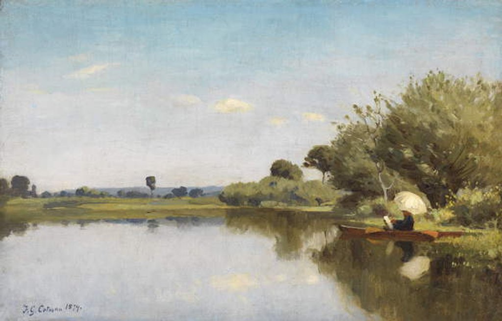 Detail of Summer's Day, 1874 by Frederick George Cotman