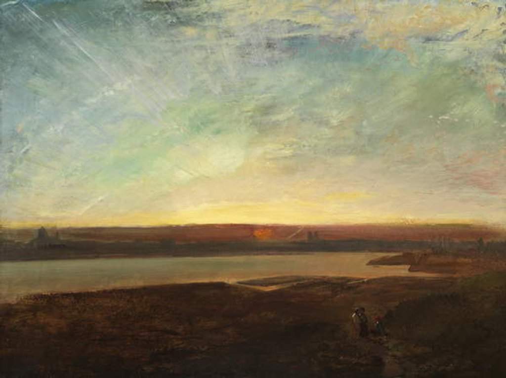 Detail of Melun, daybreak by Henry Mark Anthony