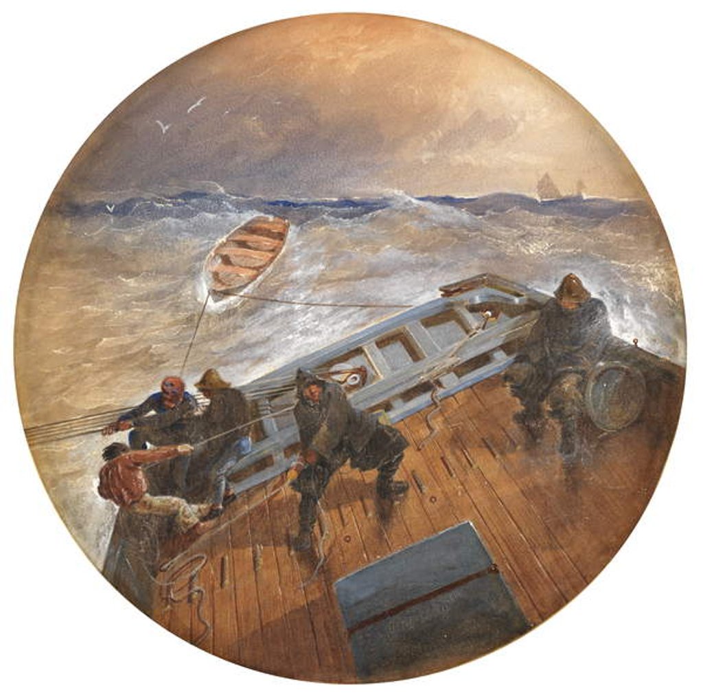 Detail of A Rough Passage by Charles Keene