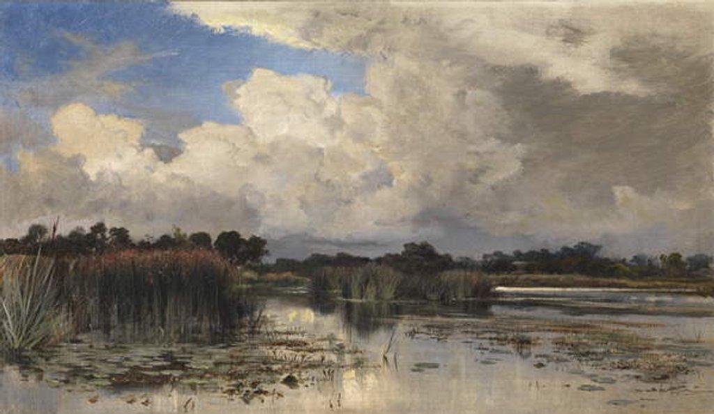 Detail of East Anglian Marsh by Keeley Halswelle