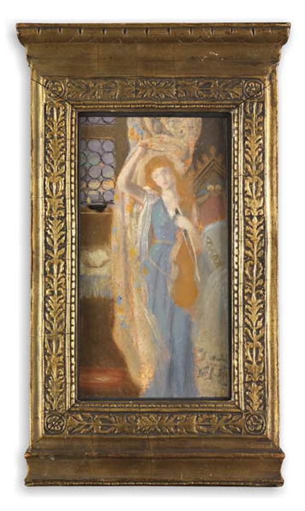 Detail of Viola d'Amore by Arthur Hughes