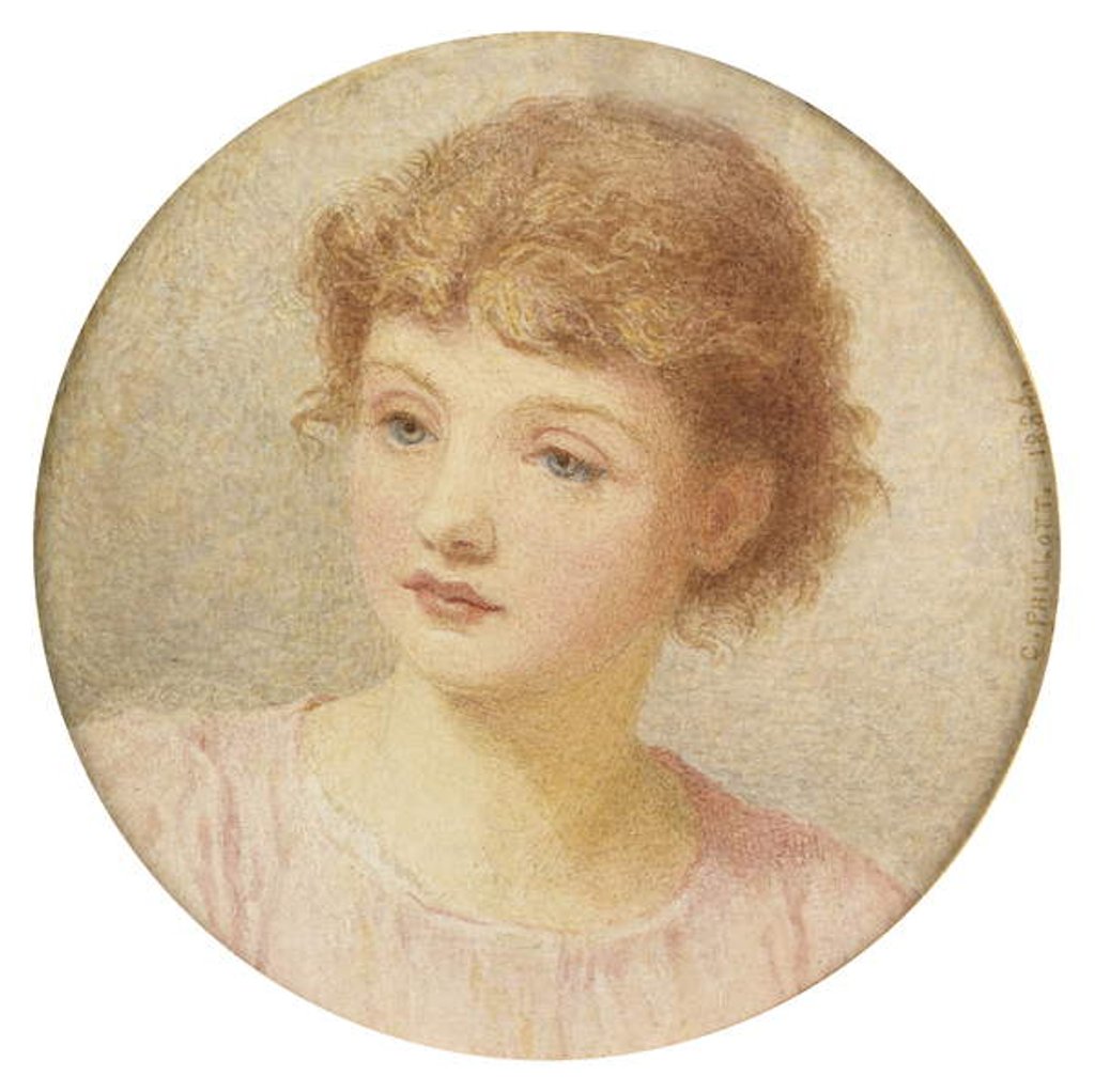 Detail of Maggie, 1886 by Constance Phillott