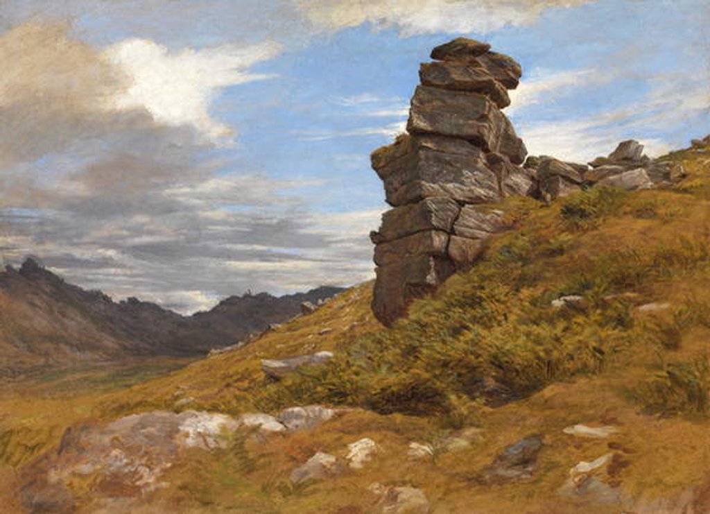 Detail of Mother Meldrum's Cave by James Thomas Linnell