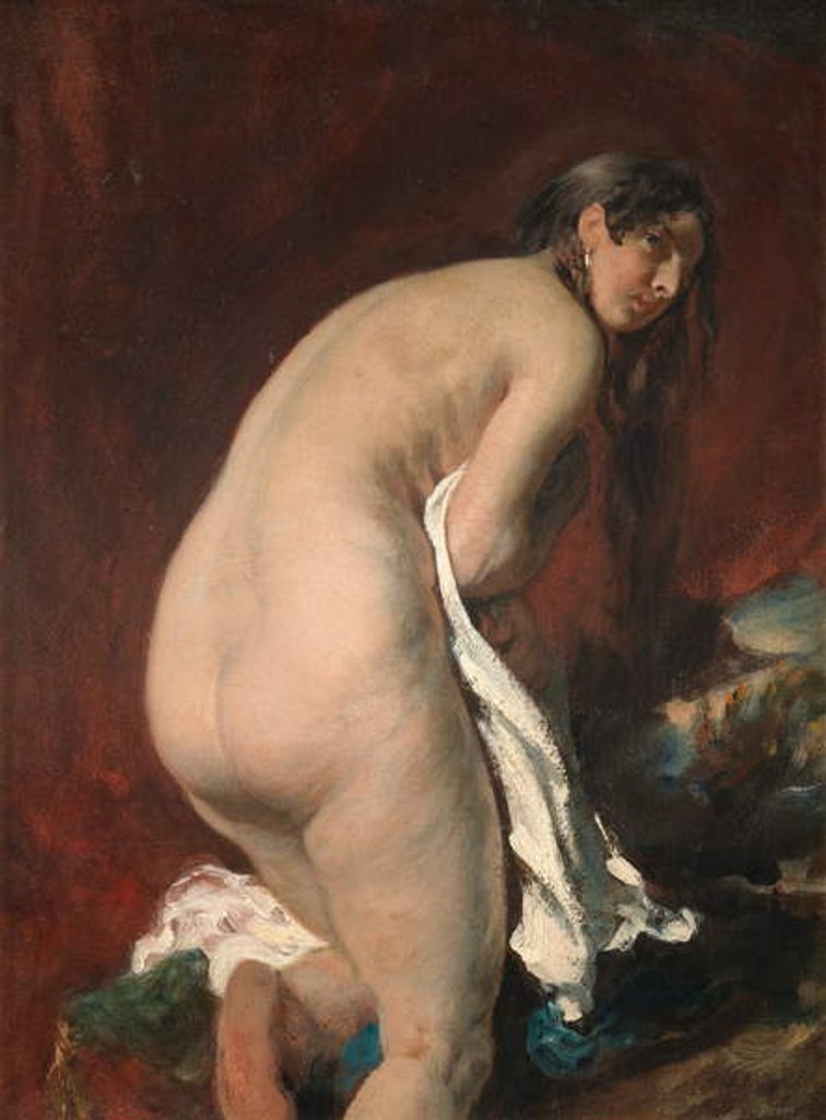 Detail of Nude from Behind by William Etty