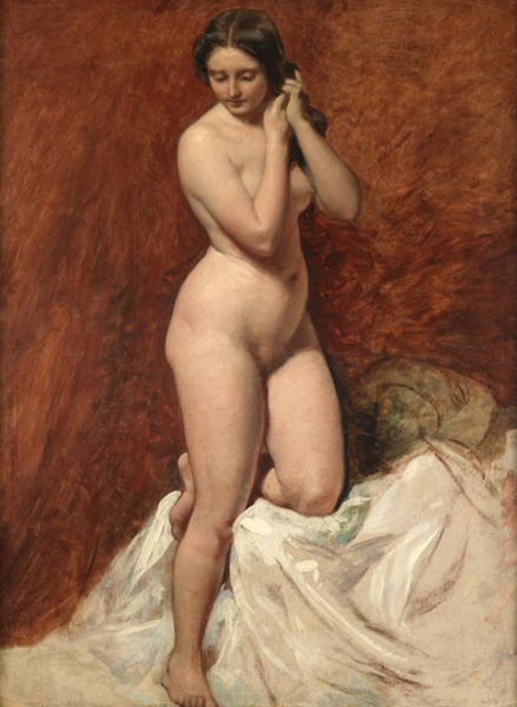 Detail of Nude from the Front by William Etty