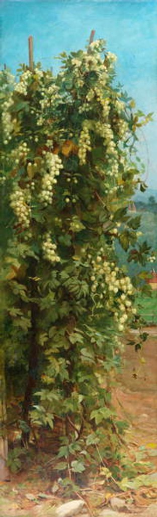 Detail of Hops, 1882 by Philip Hermogenes Calderon