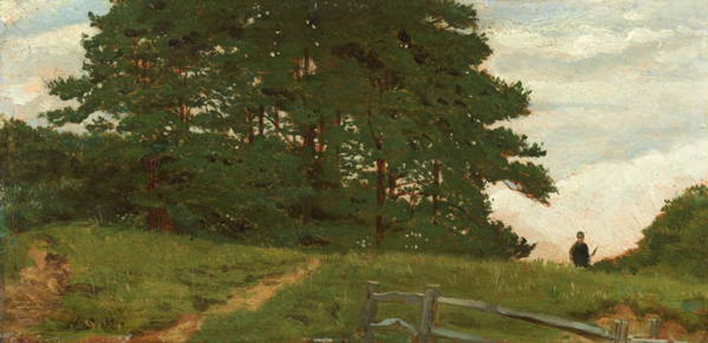 Detail of Afternoon - Wootton by Henry Stacy Marks