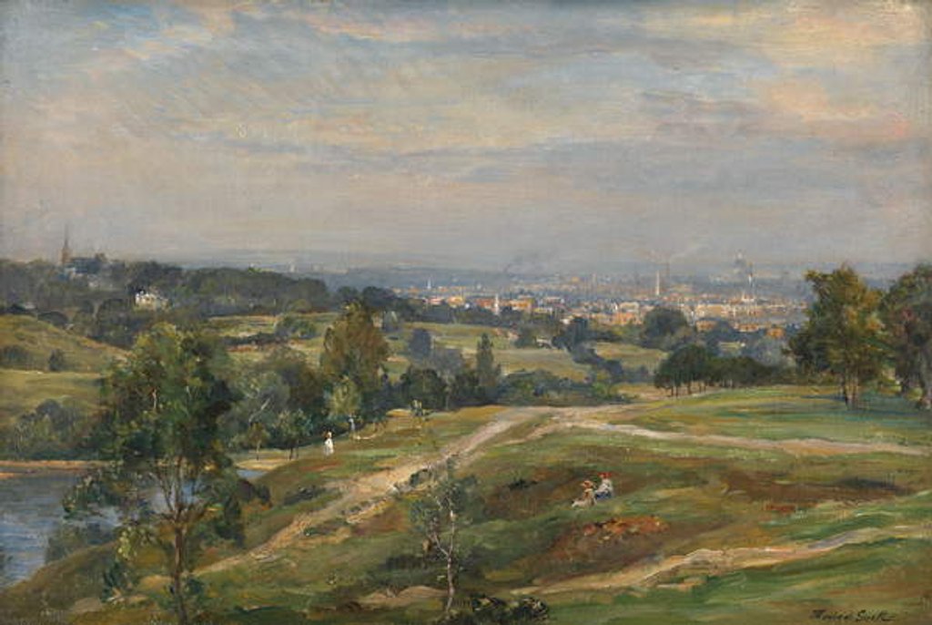 Detail of Vale of Health, Hampstead Heath by James Herbet Snell